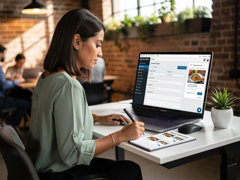 Interfaz de plugin de WordPress para configurar datos estructurados sin código
